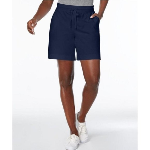 Karen Scott Shorts Karen Scott Petite Drawstring Knit Shorts Poshmark